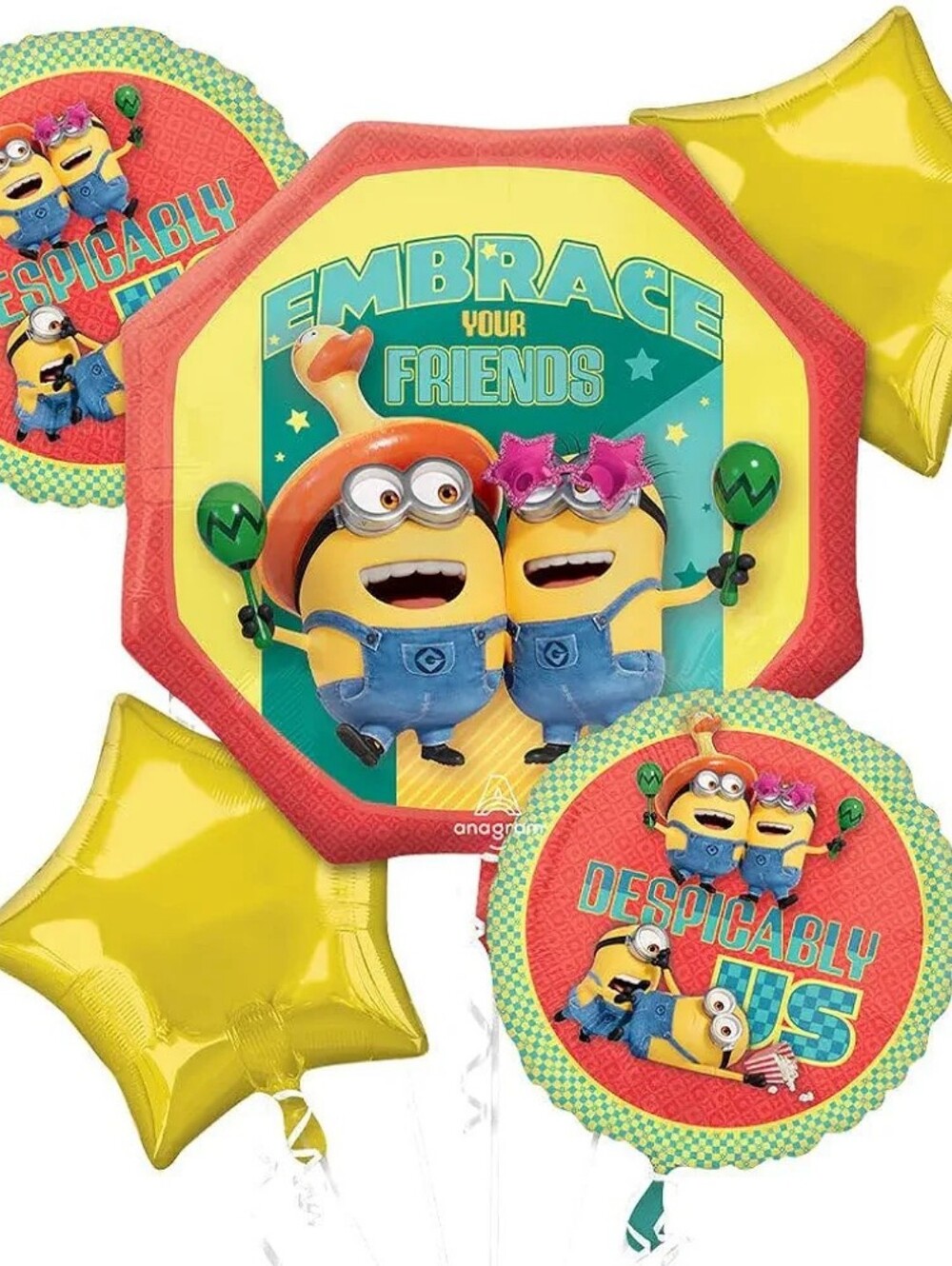 Despicable Me 4 Balloon 5pc